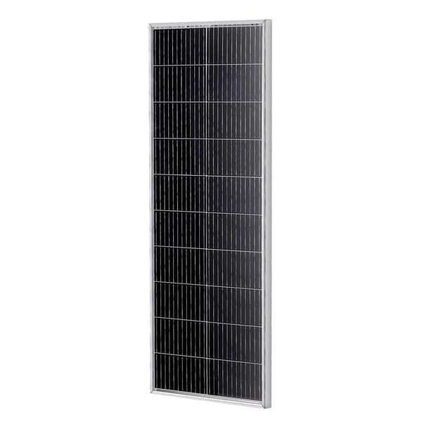 100W monokristallin solpanelsats med 12V-regulator