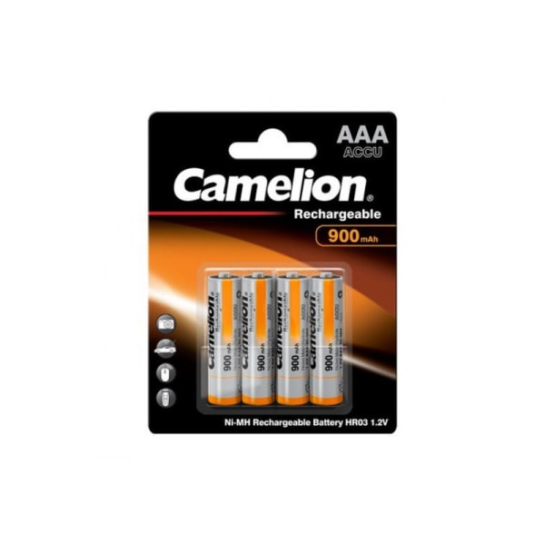 Ladattavat akut Camelion AAA Micro 900mAH (4 kpl)