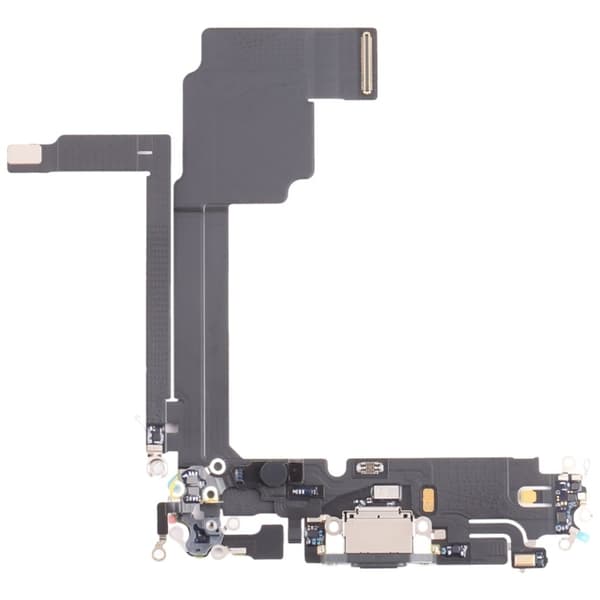 iPhone 15 Pro Max Original Opladningsport Flexkabel - Sort