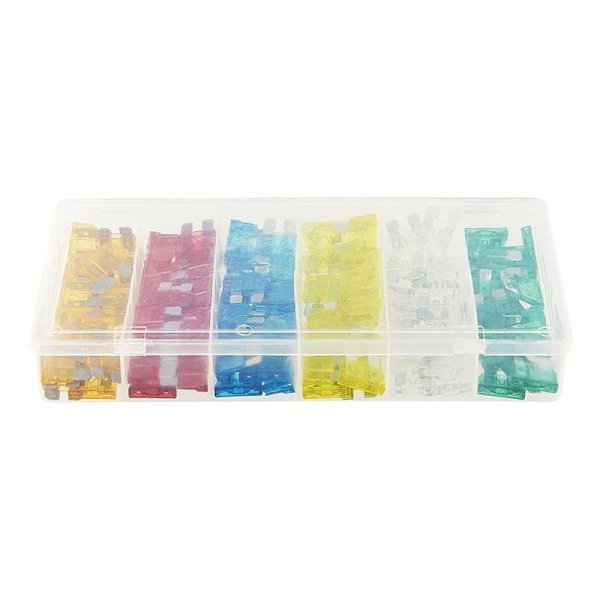 Bladsikringer standard assorteret 120 stk i plastikboks