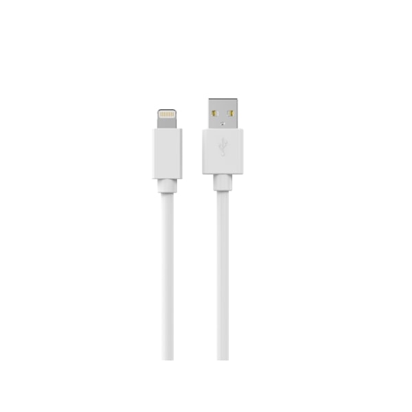 Sinox USB A - Lightning -kaapeli. 3 m. Valkoinen