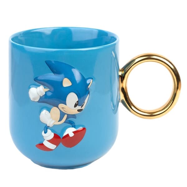 3D Sonic The Hedgehog-krus, 350 ml kapacitet