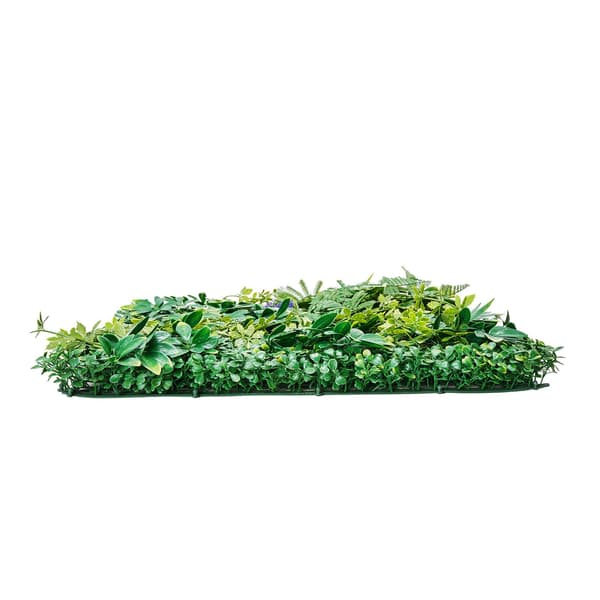 Väggpaneler av konstgräs, 12-pack 20x20 tum, 3D-buxbom