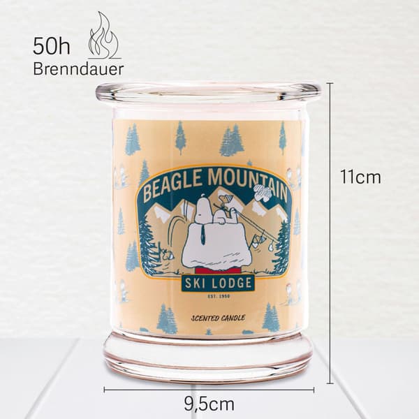 Peanuts duftlys i glas, gaveklar