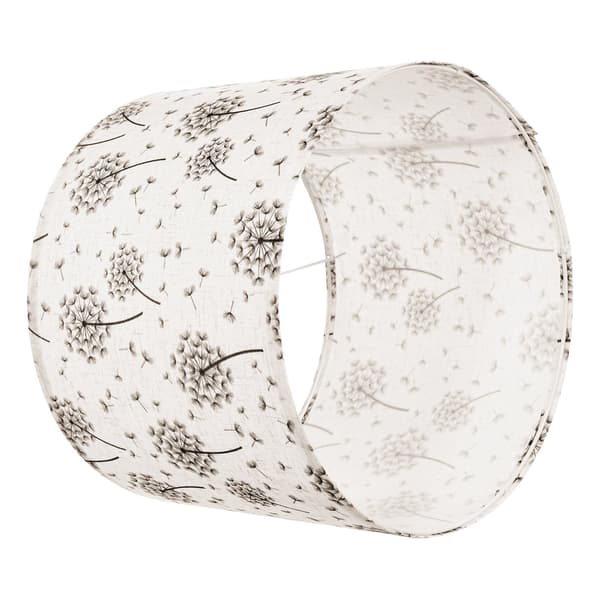 Lampskärmar för trummor, set om 2, linne 33x33x25 cm