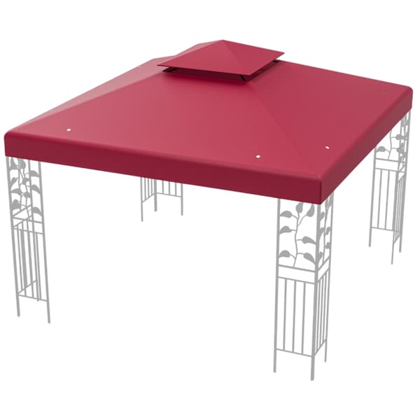 Udskiftningspalte til pavillon 3x3m, dobbeltlags, vin