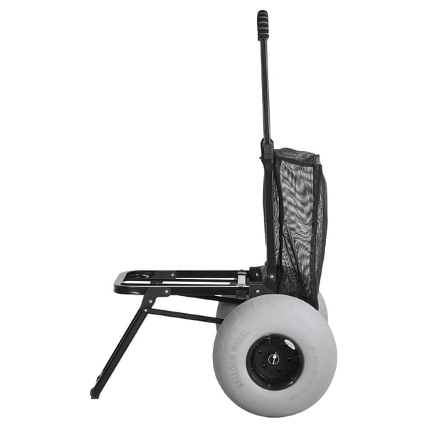Rantakärry, 320 mm ilmapallopyörät, 75 kg kuorma