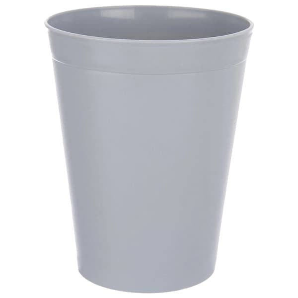 Plastmuggset, grå, 300 ml, 6 delar
