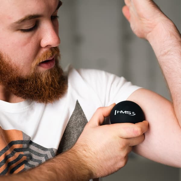 Svart massageboll, singel – HMS