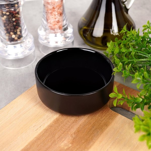 Sort stentøjsskål 150 ml - Perfekt til dips og snacks