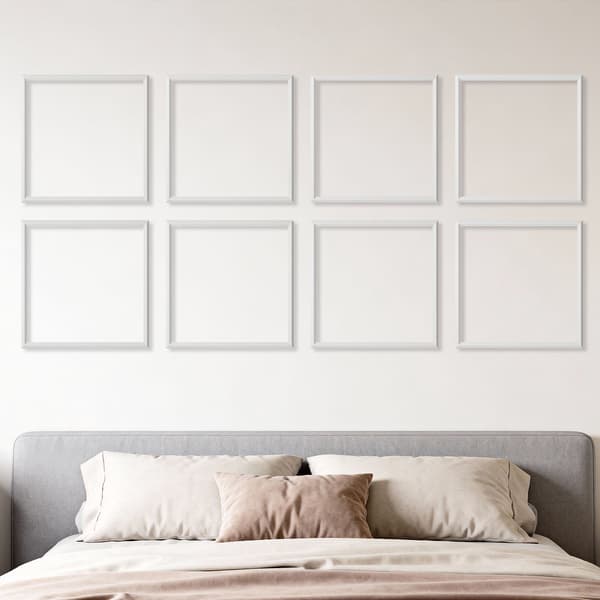 Panelskit med paneler, 12-pack 51 x 51 cm, övermålningsbara