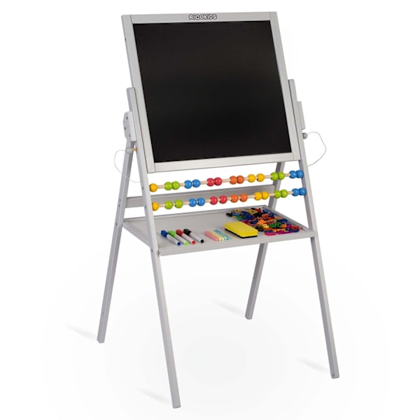 Ricokids magnetisk roterende tavle - grå