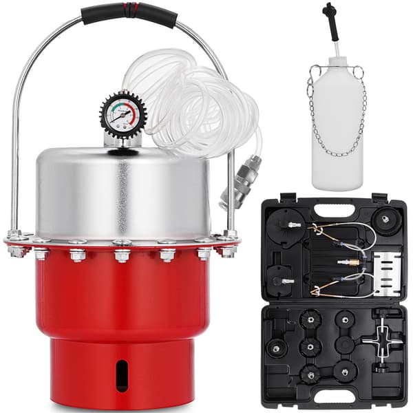 Bromsluftningssats, 5 liters tank, tryckmätare