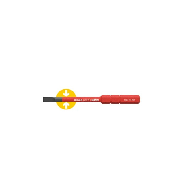 Wiha Bit Slimbit Electric Urattu (34580) 4,0 Mm X 75 Mm
