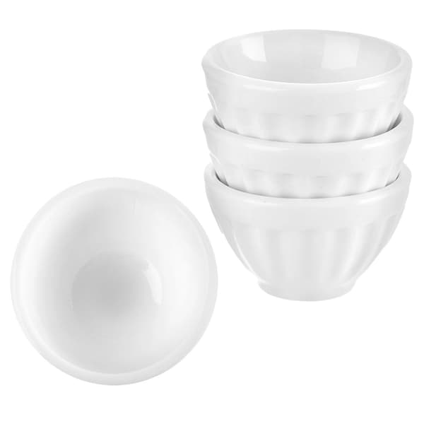 Keramiska snackskålar, 40 ml, set om 4, porslin