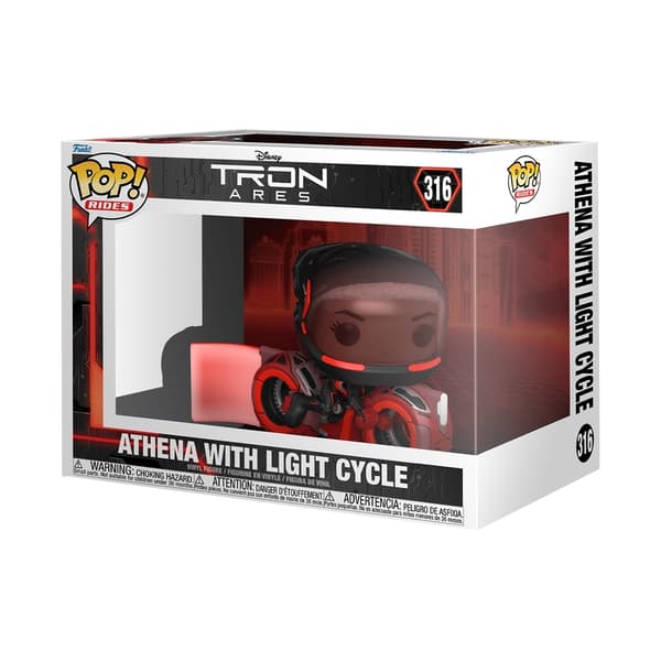 Tron Athena med lyscyklus samlerfigur