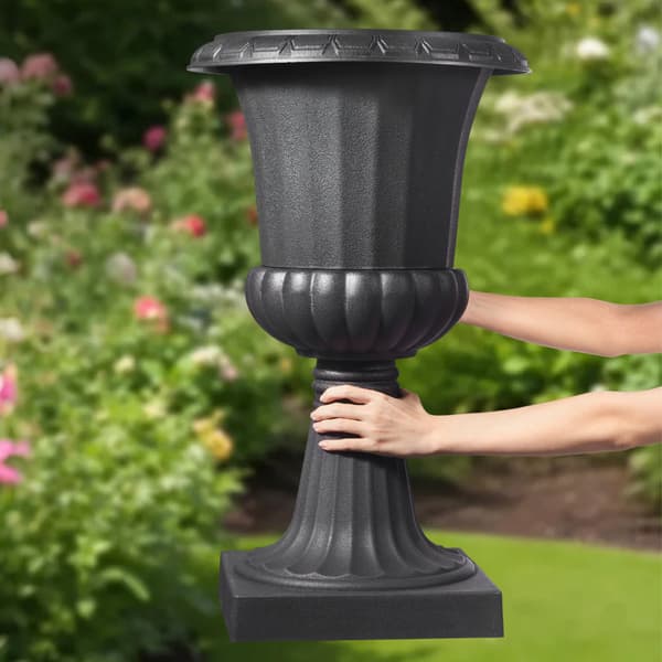 Plasturnplanter, 40 x 67 cm, 2-pack, svarta