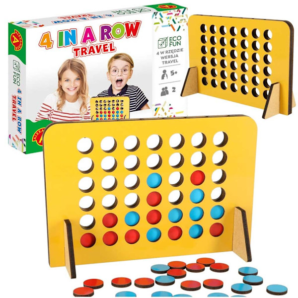 ALEXANDER 4 peräkkäin juhlapelin matkaversio 5+