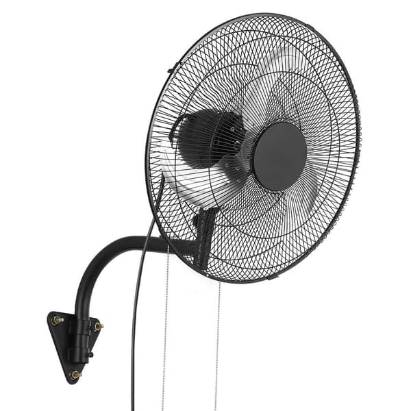 Vægmonteret ventilator 18 tommer, oscillerende, 3 hastigheder, 2500 CFM