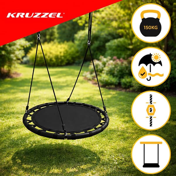 Haikaran pesäkeinu 100 cm musta
