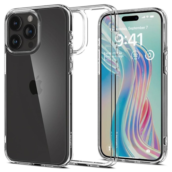 Spigen Ultra Hybrid iPhone 15 Pro Fodral - Genomskinlig