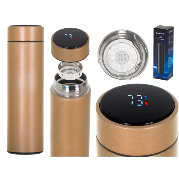 Termokrus smart LED 500ml guld