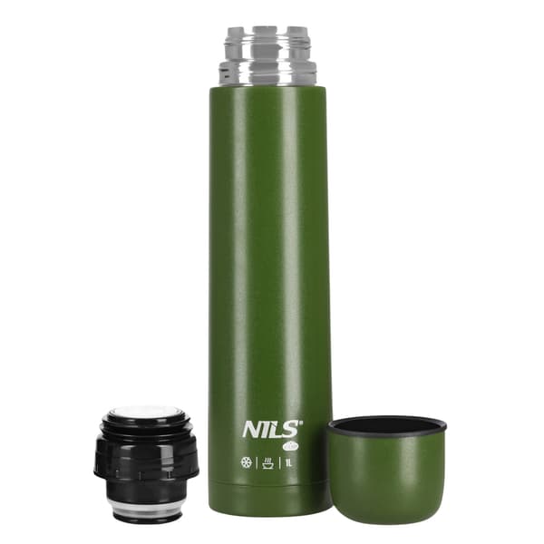 Termos 1000 ml grön – isolerad reseflaska