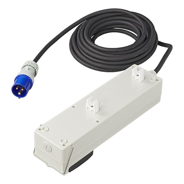 Telt/foldevognenhed 20M 3x2,5mm² med MCCB og RCD