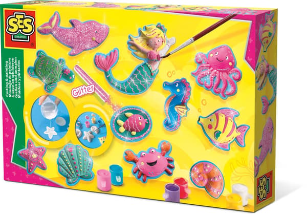 Ses støbning og maling af "Ocean Figures"