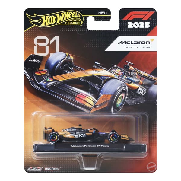 F1 racerbil støbt model, skala 1:64, samlerobjekt