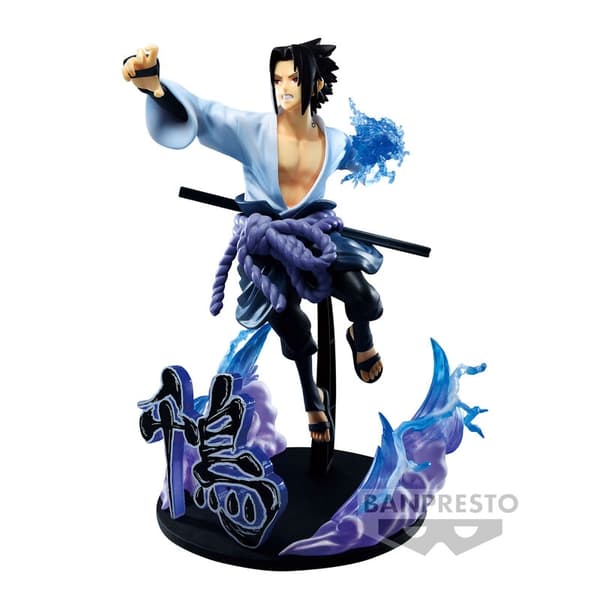 Naruto Shippuden Vibration Stars Sasuke Uchiha Erikoishahmo 20cm