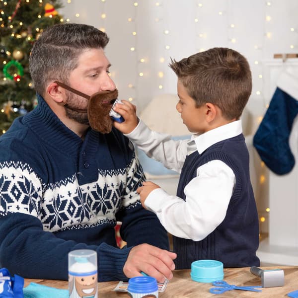 Børnebarbersalonlegesæt med barberingstilbehør