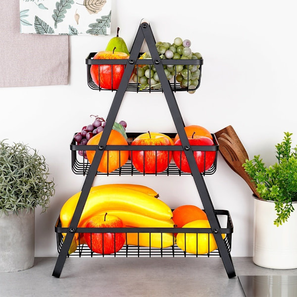 Trevånings Fruktkorg och Grönsakskorg i Loftstil