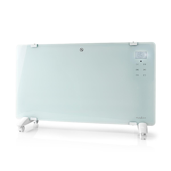 SmartLife Konvektiolämmitin | Wi-Fi | Sopii kylpyhuoneeseen | Lasipaneeli | 2000 W | 2 Lämpöasetusta | LED | 15 - 35 °C | Säädettävä termostaatti | Va