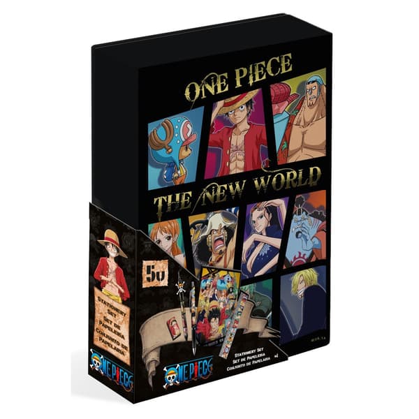 One Piece Stationery Case Sæt med 5 til skole og kontor