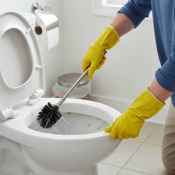 WC-harja 5 vaihtopäällä, Ø8 cm