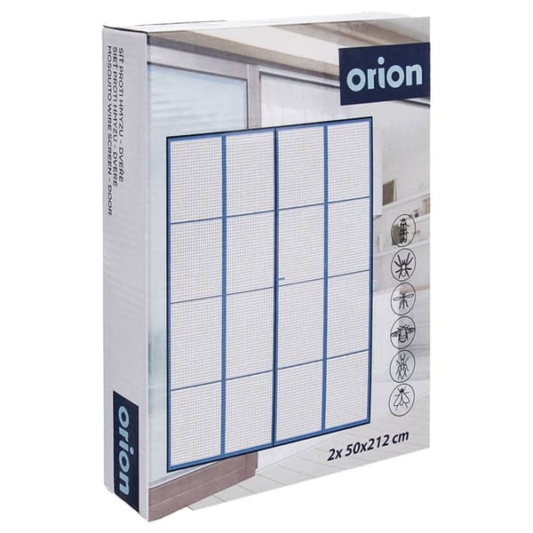 Effektiv magnetisk insektbeskyttelse til døre, 2x75 cm mesh
