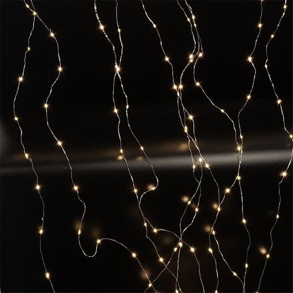 Juletræslys ledning 160 LED, 190 cm
