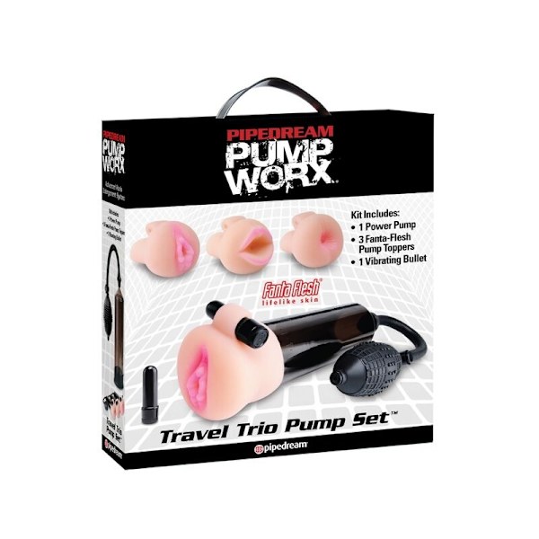 Pumppu Worx Travel Trio -pumppusarja