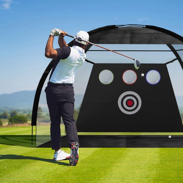 Musta harjoitusverkko golfiin