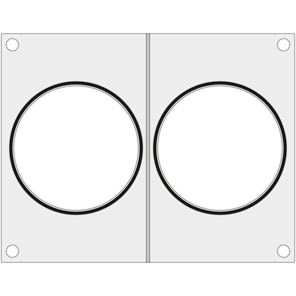 Formform för en Hendi sealer för två soppbehållare, dia. 115 mm - Hendi 805633