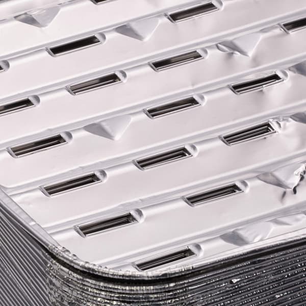 Grillbrickor i aluminium, set med 25 st