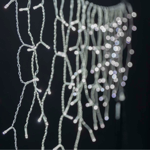 SmartLife Julbelysning | Istapp | Wi-Fi | Kall Vit | 400 LED's | 8.00 m | Android™ / IOS