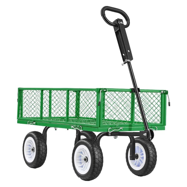 Trädgårdsvagn, kapacitet 400 kg, 28 cm PU-däck