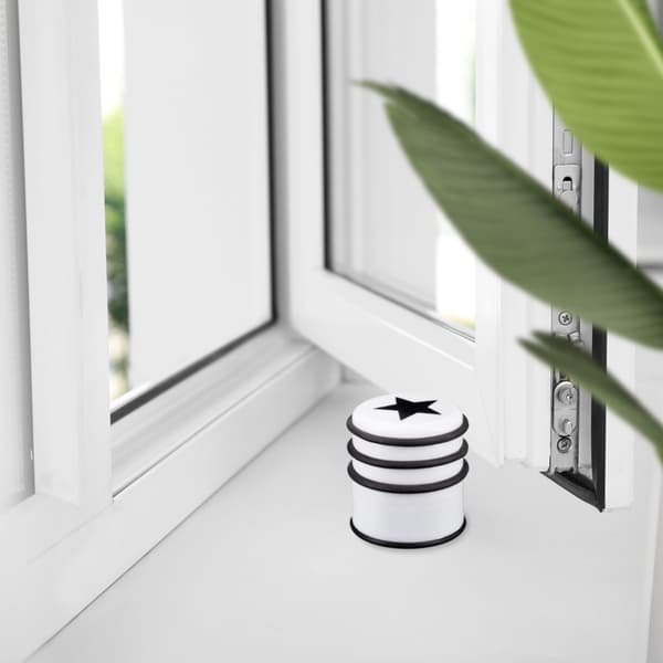 set om 3 dörrstopp med stjärnmotiv