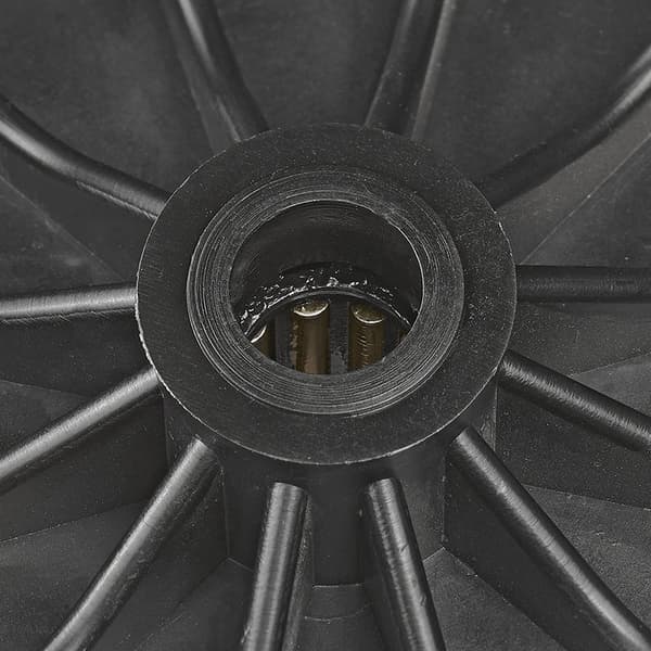 PU-däck med plastfälg 16" 4.00-8 inkl. axel 20 mm