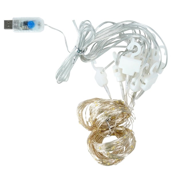 Ljusridå med fjärrkontroll 300 LED 3 m