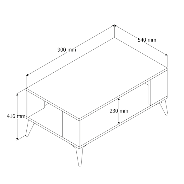 Soffbord Authentic 2060
