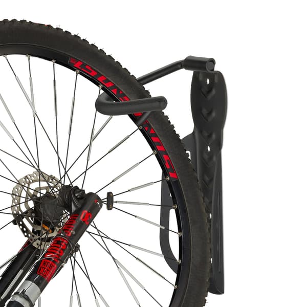 Svart väggfäste för cyklar - set om 6
