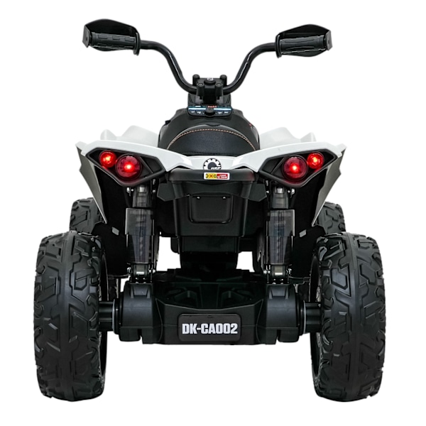 24V Quad ATV med LED-lys, Bluetooth og EVA hjul